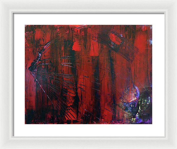 Freddy Was Here - Framed Print
