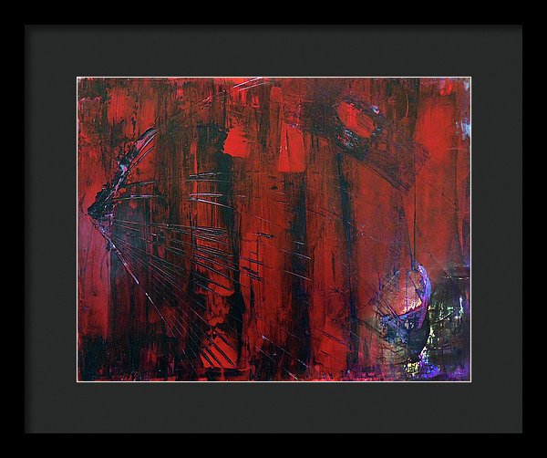 Freddy Was Here - Framed Print