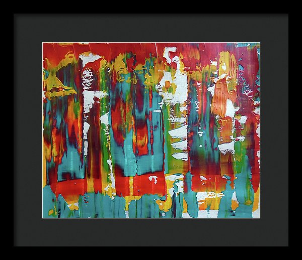 I Showed Up On Time - Framed Print