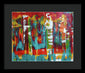I Showed Up On Time - Framed Print