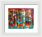 I Showed Up On Time - Framed Print