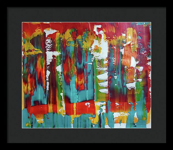 I Showed Up On Time - Framed Print