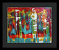 I Showed Up On Time - Framed Print