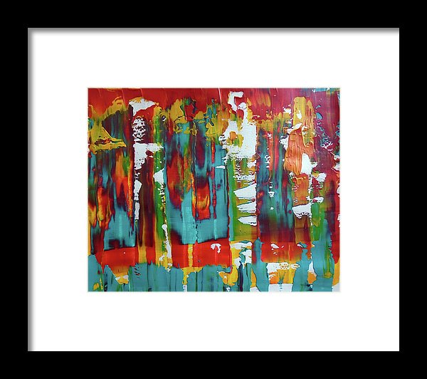 I Showed Up On Time - Framed Print