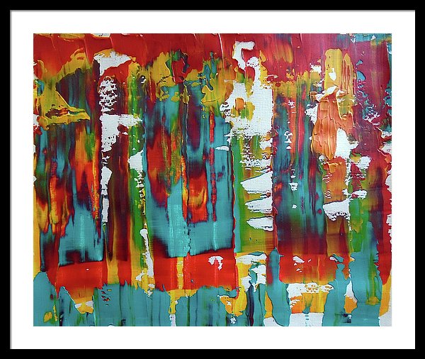 I Showed Up On Time - Framed Print