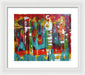 I Showed Up On Time - Framed Print