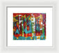 I Showed Up On Time - Framed Print