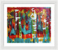 I Showed Up On Time - Framed Print
