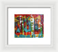 I Showed Up On Time - Framed Print