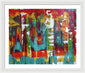 I Showed Up On Time - Framed Print