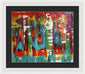 I Showed Up On Time - Framed Print