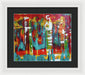 I Showed Up On Time - Framed Print