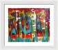 I Showed Up On Time - Framed Print