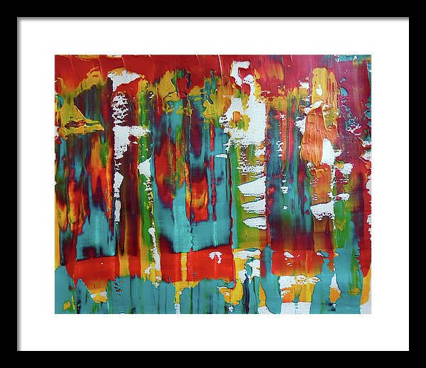 I Showed Up On Time - Framed Print