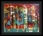 I Showed Up On Time - Framed Print