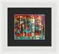 I Showed Up On Time - Framed Print