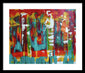 I Showed Up On Time - Framed Print