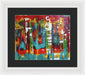 I Showed Up On Time - Framed Print