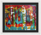 I Showed Up On Time - Framed Print