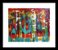I Showed Up On Time - Framed Print