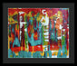 I Showed Up On Time - Framed Print