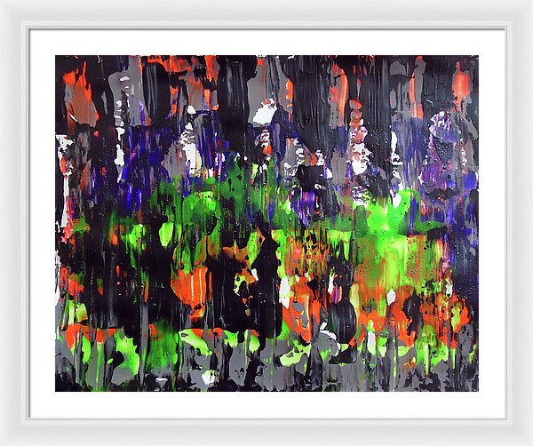 Lin's Halloween - Framed Print