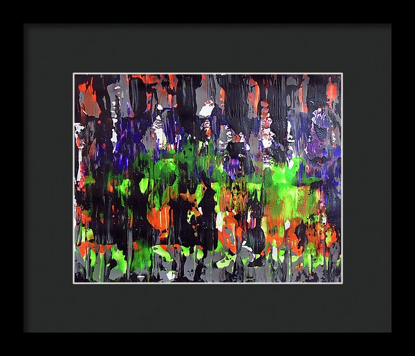Lin's Halloween - Framed Print