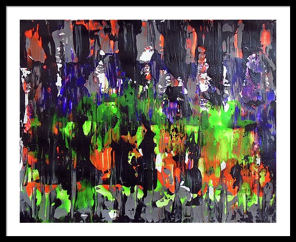 Lin's Halloween - Framed Print