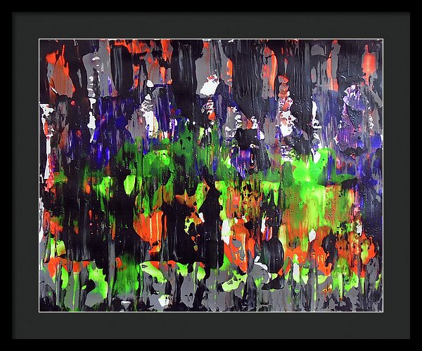 Lin's Halloween - Framed Print