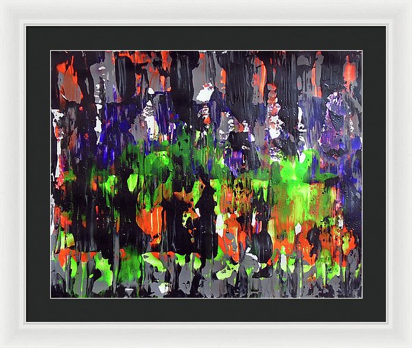 Lin's Halloween - Framed Print