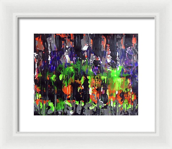 Lin's Halloween - Framed Print