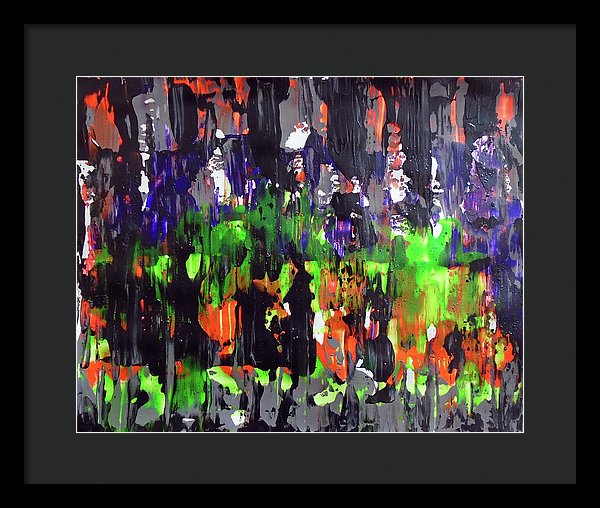 Lin's Halloween - Framed Print