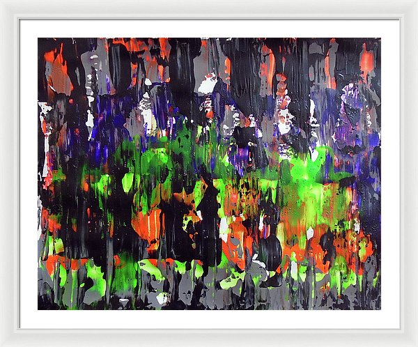 Lin's Halloween - Framed Print