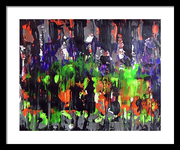 Lin's Halloween - Framed Print