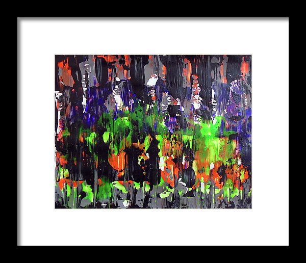 Lin's Halloween - Framed Print