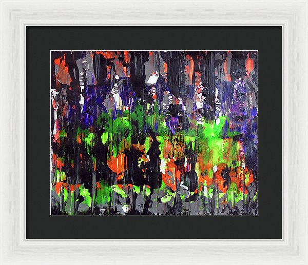 Lin's Halloween - Framed Print