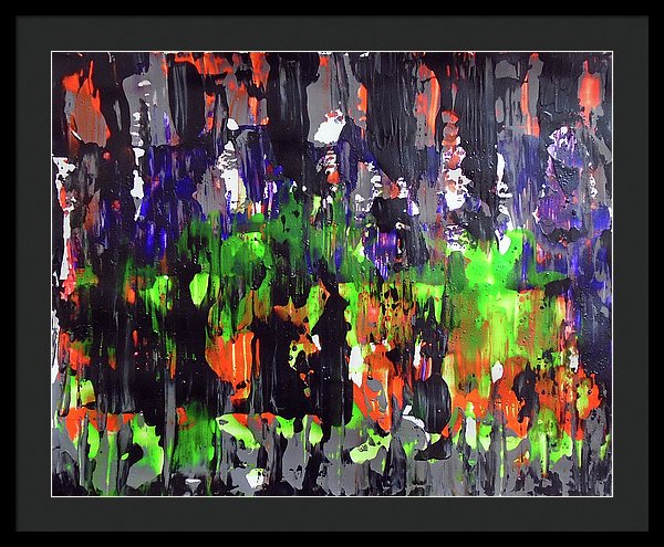 Lin's Halloween - Framed Print