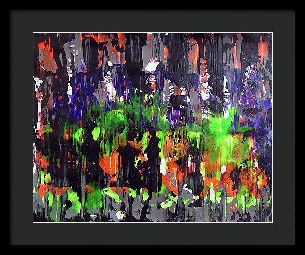 Lin's Halloween - Framed Print
