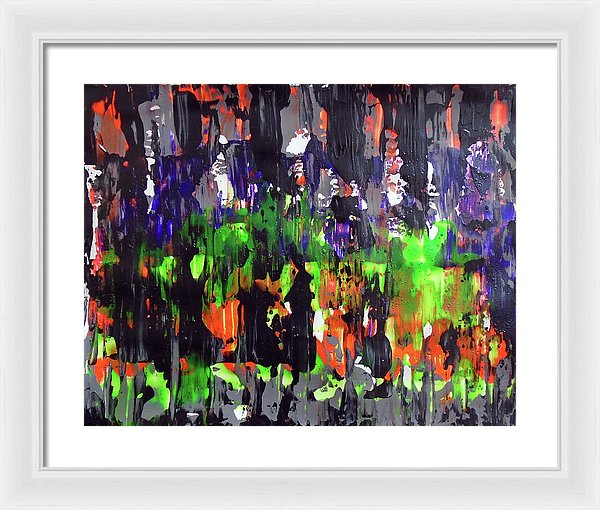 Lin's Halloween - Framed Print