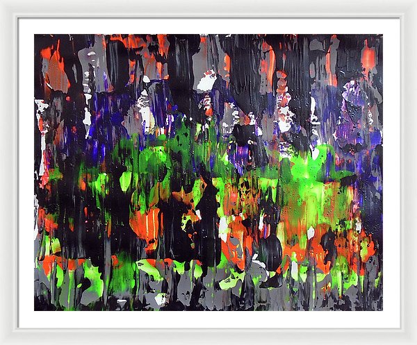 Lin's Halloween - Framed Print