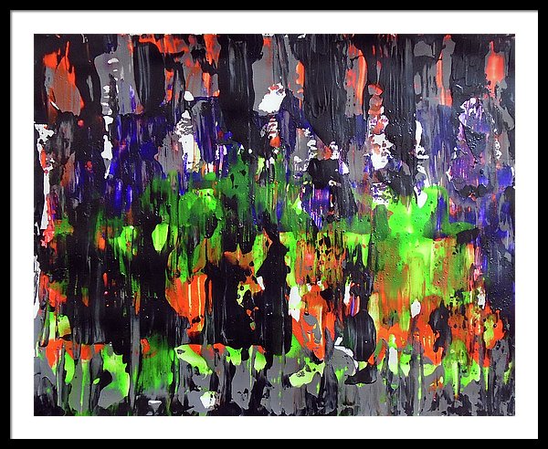 Lin's Halloween - Framed Print