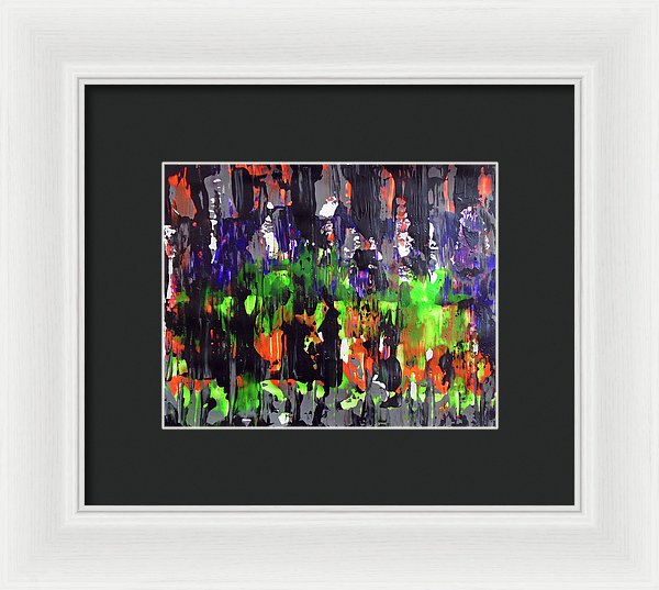 Lin's Halloween - Framed Print