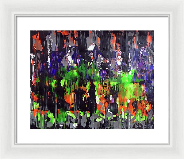 Lin's Halloween - Framed Print