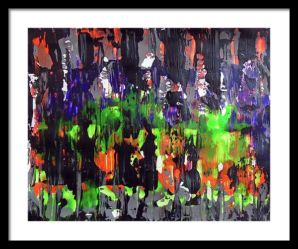 Lin's Halloween - Framed Print