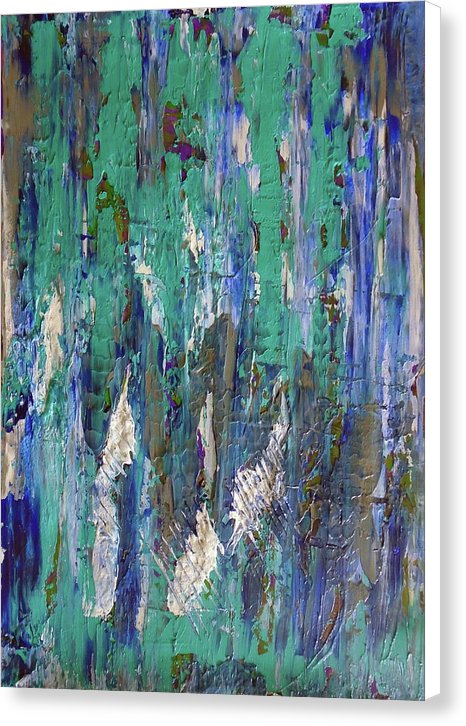 Waiting By The Clock - Canvas Print
