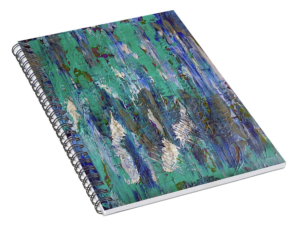 Waiting By The Clock - Spiral Notebook