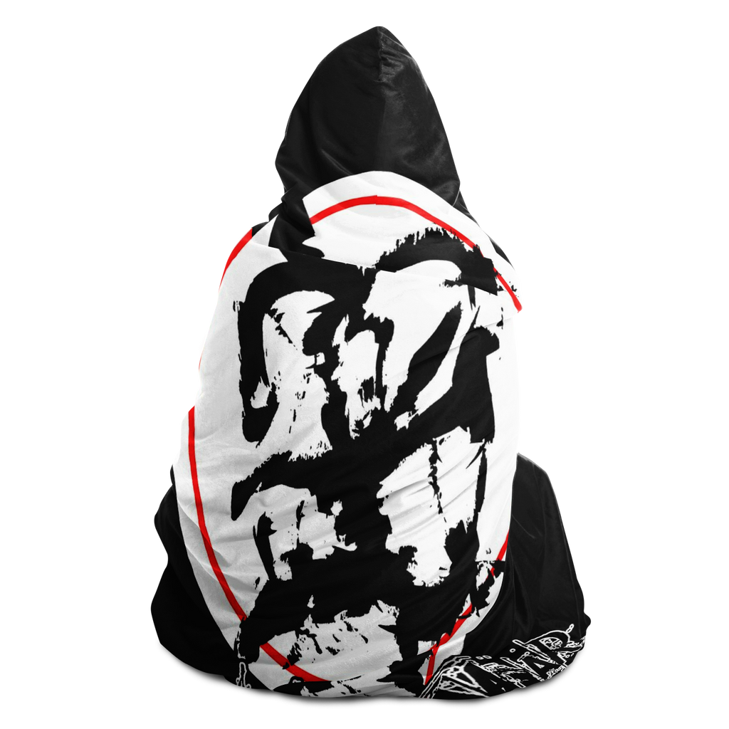 Stain and Smear Hooded Blanket
