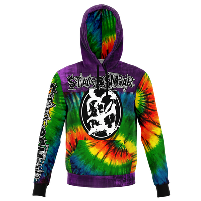 Stain and Smear Rainbow Tie Dye Hoodie