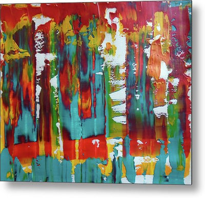 I Showed Up On Time - Metal Print