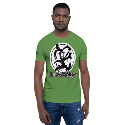 Stain and Smear Green Short-Sleeve Unisex T-Shirt